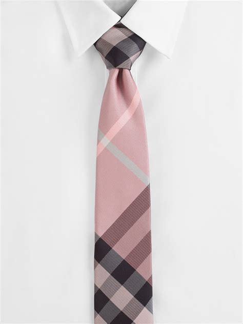 mens pink burberry tie|Burberry neckties for men.